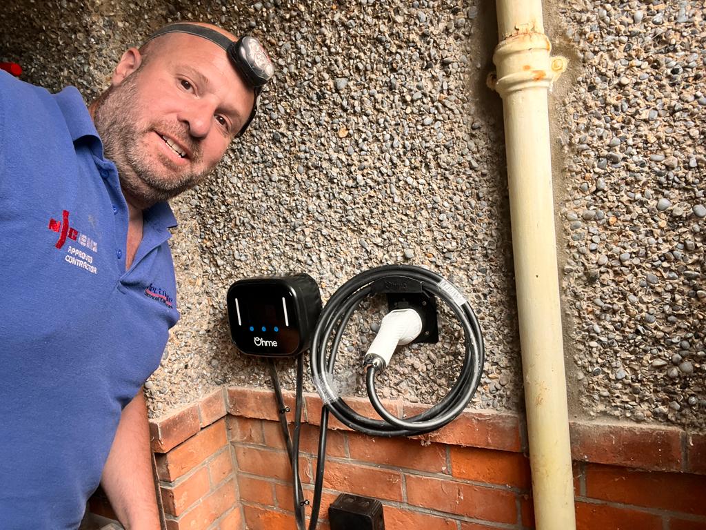 EV car charger installation 