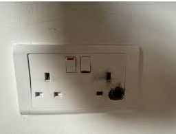 Discoloured Plug - Electrisafe Bournemouth