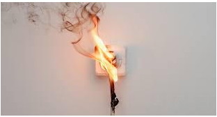 Burning plug socket - Electrisafe Bournemouth