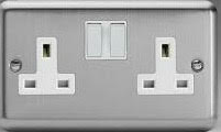 Standard double socket - Electrisafe Bournemouth