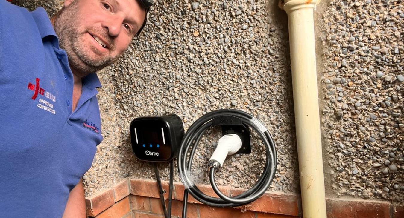 EV car charger installation 